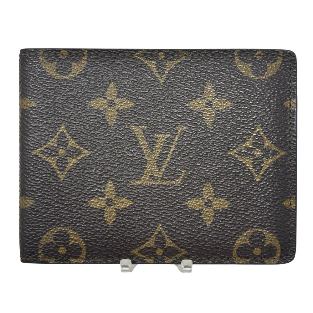 Louis Vuitton LV Monogram Slim Profile Bifold Wallet